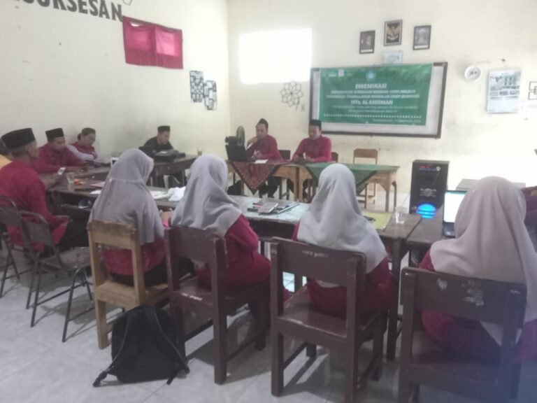 Akselerasi Kualitas Pembelajaran, MTs Al Khidmah Gelar Diseminasi PMA 1503 dan Pendekatan Deep Learning